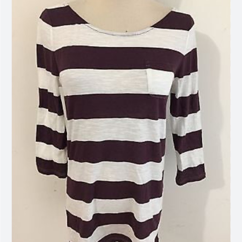 Ann Taylor Loft Sunwashed Bateau Top